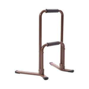 楽々健 立ち上がり補助手すり2段/【AR-010 ブラウン】×1組/業務用/新品/小物送料対象商品