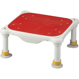 安寿 軽量浴槽台 すべり止めシートタイプ ミニ12-20/【536-570 レッド】×1組/業務用/新品/小物送料対象商品