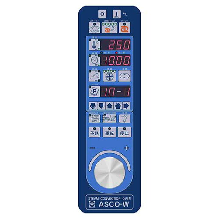 楽天市場】ASCO-5230RLW-R 【ニチワ電気】電気スチームコンベクション 