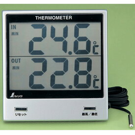 温度計 デジタル温度計 F最高・最低 室内・室外 73118(旧型式72949) シンワ測定/業務用/新品 /テンポス