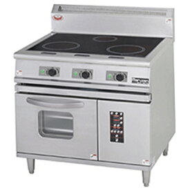 MIR-097XB 【マルゼン】IHレンジ コンベクションオーブン搭載 幅900×奥行750×高さ850mm【業務用/新品】【送料無料】