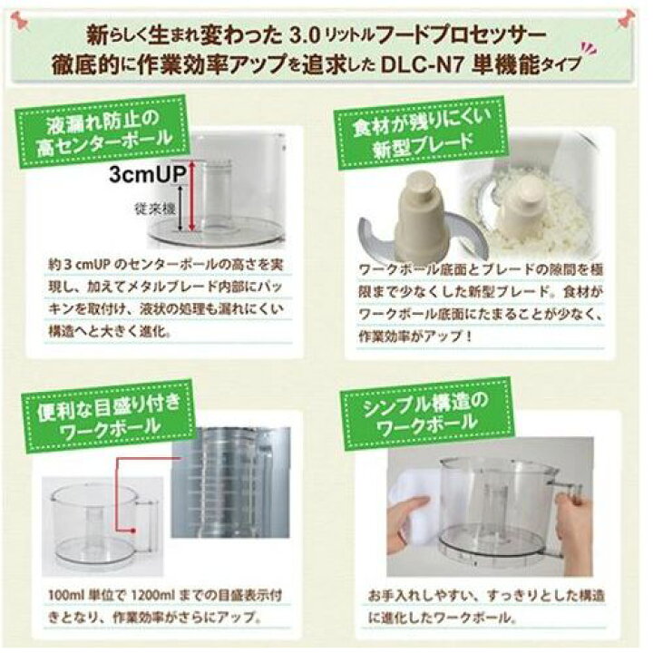 楽天市場】DLC-N7JPS クイジナート(Cuisinart) 業務用フード 