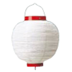丸 提灯 無地 6号 白/プロ用/新品/小物送料対象商品