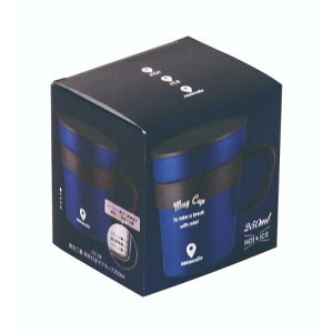CC-18 cococafe -ココカフェ- 真空二重 取手付きマグカップ 250ml ネイビー/業務用/新品/小物送料対象商品