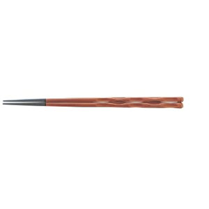 塗箸 面彫塗箸漆調春慶 22.7cm /業務用/新品/小物送料対象商品