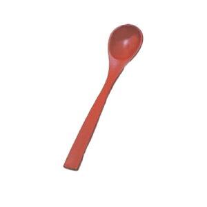 スプーン 新茶碗蒸しスプーン 朱塗 朱 /業務用/新品/小物送料対象商品