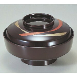 煮物椀 5寸天竜寺椀溜花帯 漆器/業務用/新品/小物送料対象商品