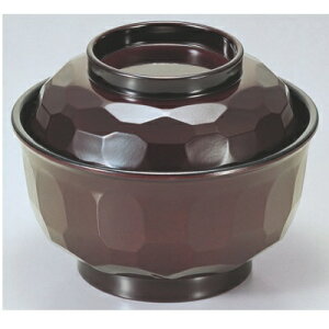 飯碗 真亀甲飯器溜内黒塗 漆器/業務用/新品/小物送料対象商品