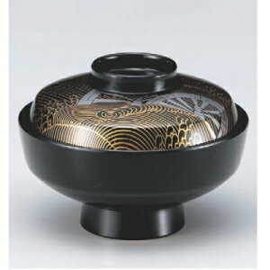 小吸椀 天竜寺吸椀黒御所車 SH塗 漆器 高さ59 直径:120/業務用/新品/小物送料対象商品