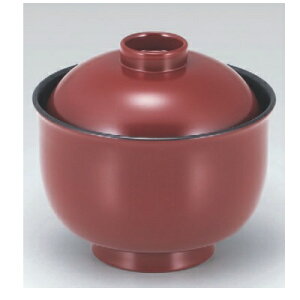 小吸椀 3.3寸リリー椀銀朱内黒 漆器 高さ68 直径:98/業務用/新品/小物送料対象商品