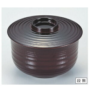 飯碗 かぶせ木目飯器溜内朱 漆器 高さ71 直径:125/業務用/新品/小物送料対象商品
