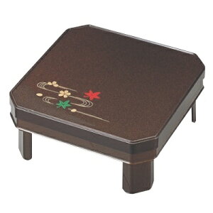 弁当箱 尺2寸隅切御膳弁当梨地春秋内朱(仕切付) 幅360 奥行360 高さ163/業務用/新品/小物送料対象商品