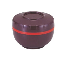 弁当箱 H-500保温飯器・汁器(二重構造)バイオレット色スクリューキャップ式 高さ85 直径:113/業務用/新品