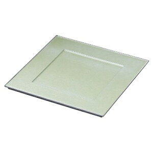プレート 尺1寸角懐石プレート グリーン雲流渕黒 ハ-ド塗 /洋食器/ビュッフェ大皿/業務用/新品/小物送料対象商品