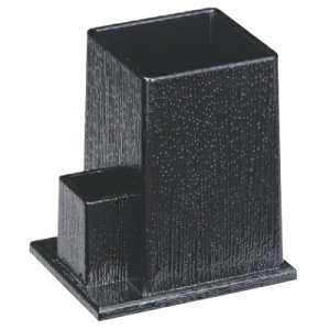 箸箱 楊枝入れ付箸立黒塗 黒 幅120 奥行96 高さ133/業務用/新品/小物送料対象商品