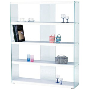 �V�F���t ���b�N �y���C�h�O���X�V�F���t�z HAB-625WH W122×D31.5×H149cm �y�Ɩ��p�z�y�����ʁz�y�v���p�z /�e���|�X
