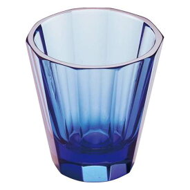 クリスタルガラス ショット(ブルー)/業務用/新品/小物送料対象商品