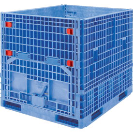 サンコー 大型部品用通い箱 805850 コンパレッターF#1400 ブルー/業務用/新品/送料別途見積