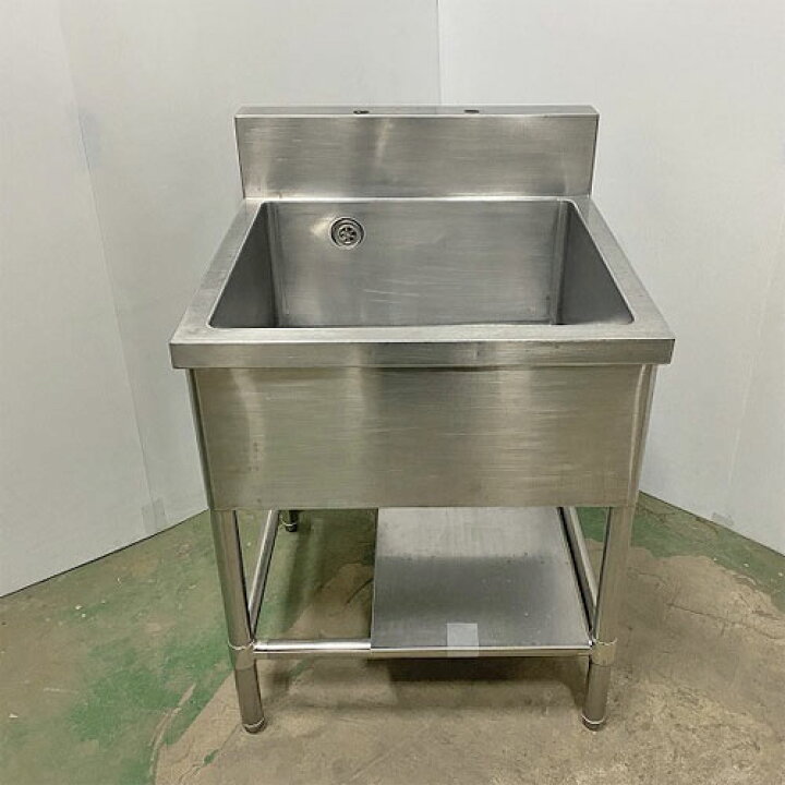 楽天市場】【中古】一槽シンク BGあり 幅650×奥行650×高さ800 【送料 