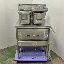 楽天市場】ガスフライヤー2槽式の通販