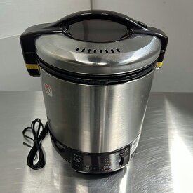 【中古】ガス炊飯器 1升 リンナイ(Rinnai) RR-100VMT 幅309×奥行286×高さ359 【送料別途見積】【業務用】【飲食店 店舗 厨房機器 ガス炊飯器 業務用ガス炊飯器】