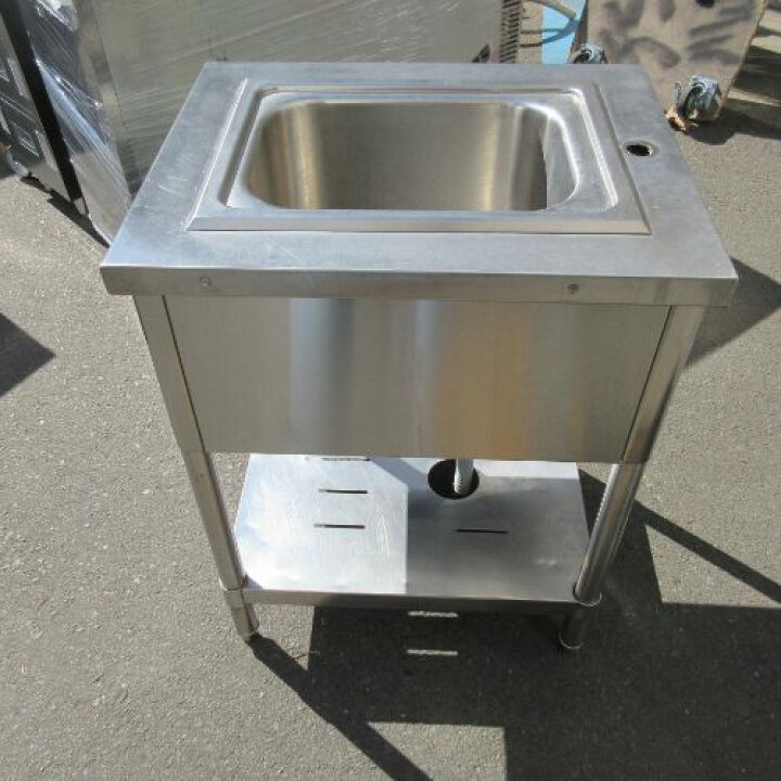 楽天市場】【中古】一槽シンク BGなし 幅480×奥行600×高さ790 【送料 