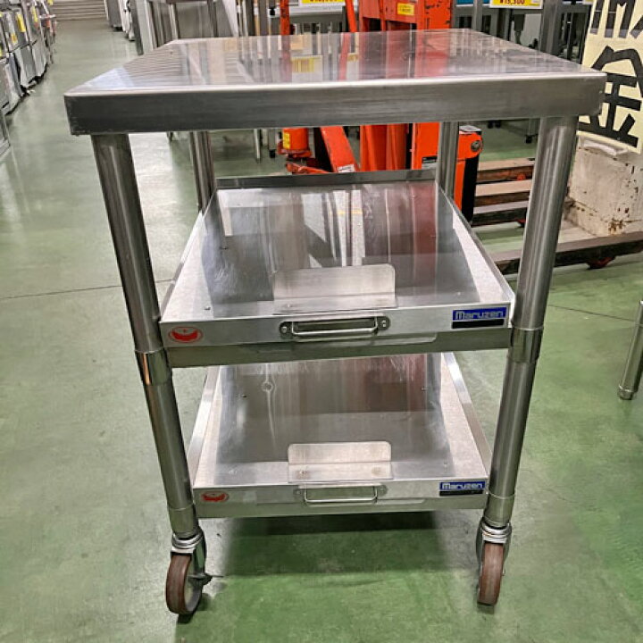 楽天市場】【中古】作業台 炊飯カート・キャスター付き BGなし 