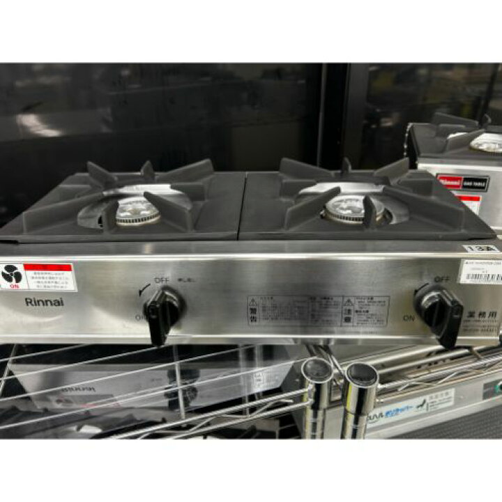 楽天市場】【中古】卓上ガスコンロ 2口 リンナイ(Rinnai) RSB-206A 幅 