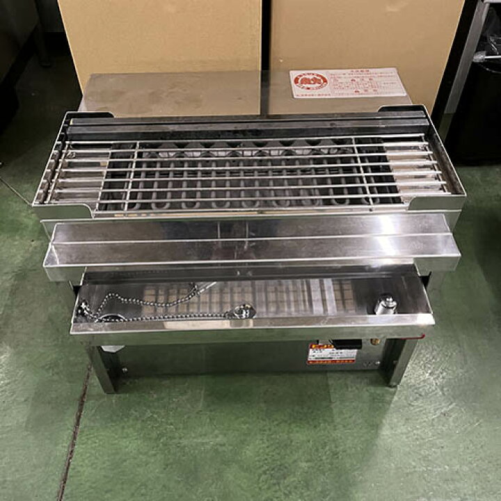 楽天市場】【業界最長1年保証】【中古】下火式焼物機 ヒゴグリラー P 