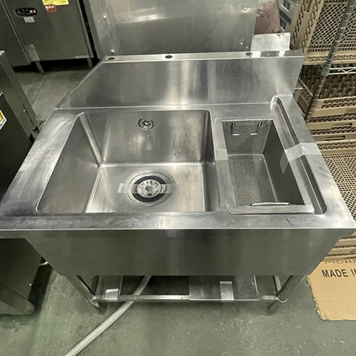 楽天市場】【中古】一槽ソイルドシンク BGあり 幅920×奥行630×高さ800 