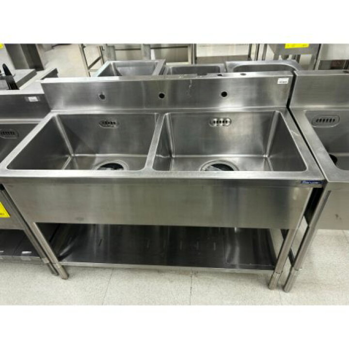 楽天市場】【中古】二槽シンク 幅1200×奥行600×高さ800 【送料別途見積  
