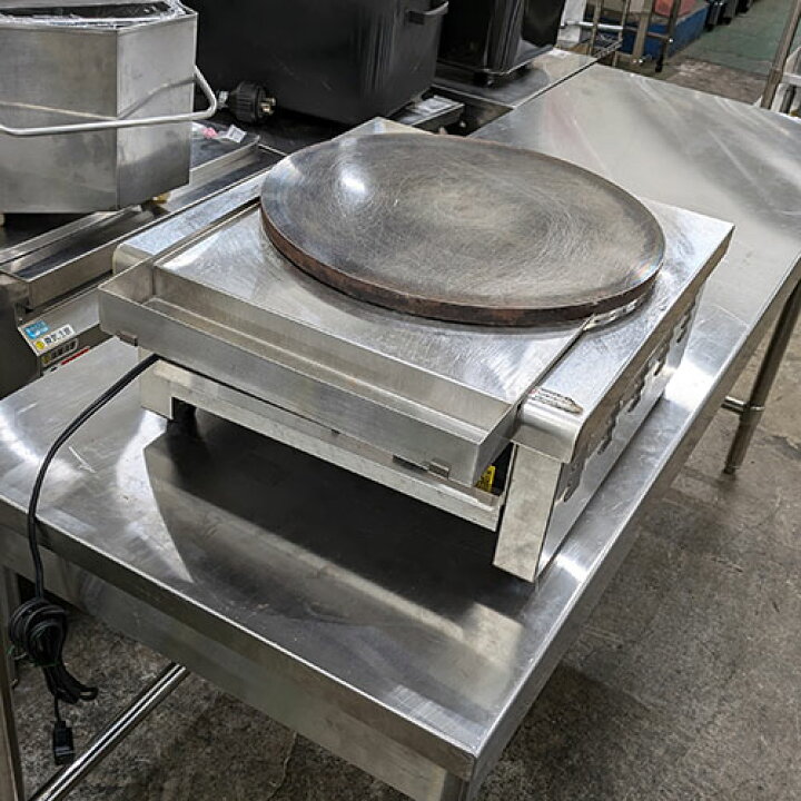 楽天市場】【業界最長1年保証】【中古】電気式クレープ焼き機 