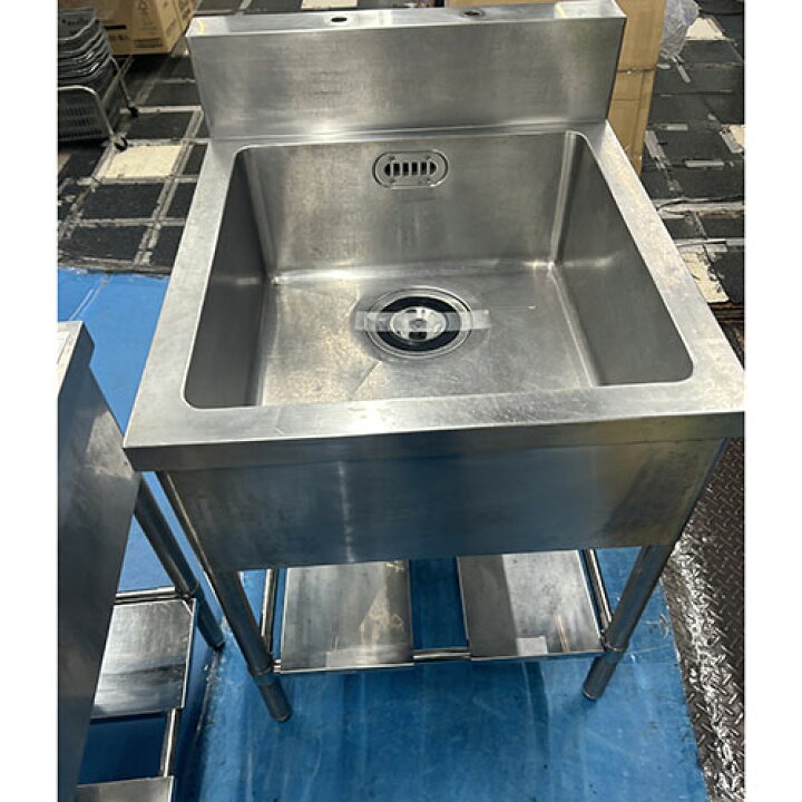 楽天市場】【中古】一槽シンク BGあり 幅650×奥行750×高さ800 【送料 