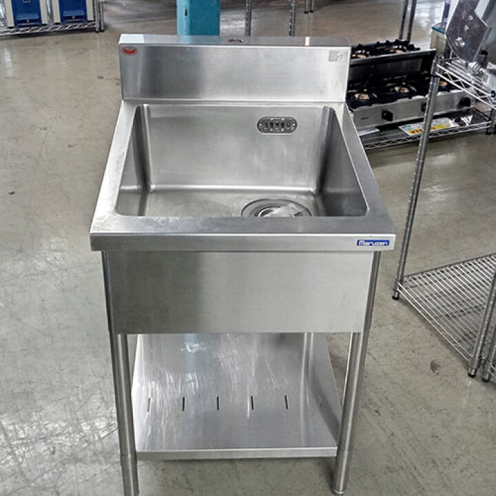 楽天市場】【中古】一槽シンク BGあり 幅600×奥行750×高さ840 【送料 