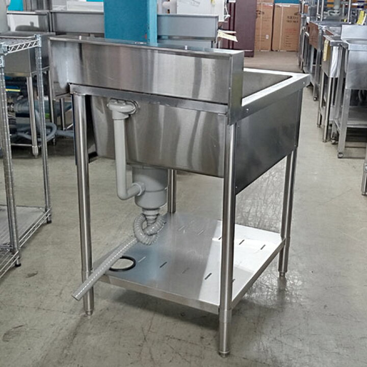 楽天市場】【中古】一槽シンク BGあり 幅600×奥行750×高さ840 【送料 