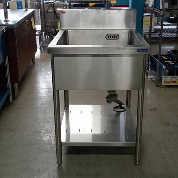 楽天市場】【中古】一槽シンク BGあり 幅600×奥行750×高さ840 【送料 