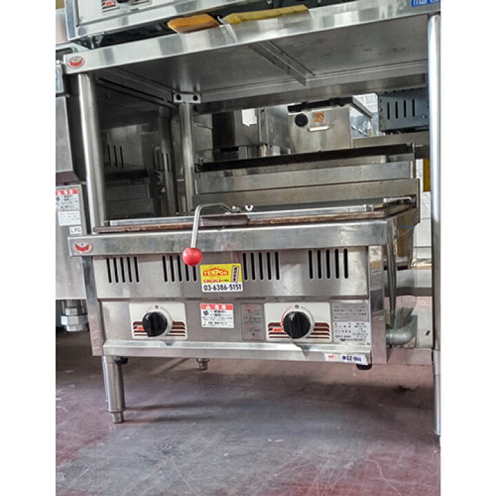楽天市場】【中古】ガス卓上餃子焼器 マルゼン MGZ-066 幅600×奥行600 
