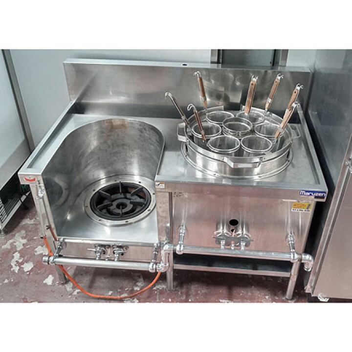 楽天市場】【業界最長1年保証】【中古】中華レンジ (特) マルゼン MRS 