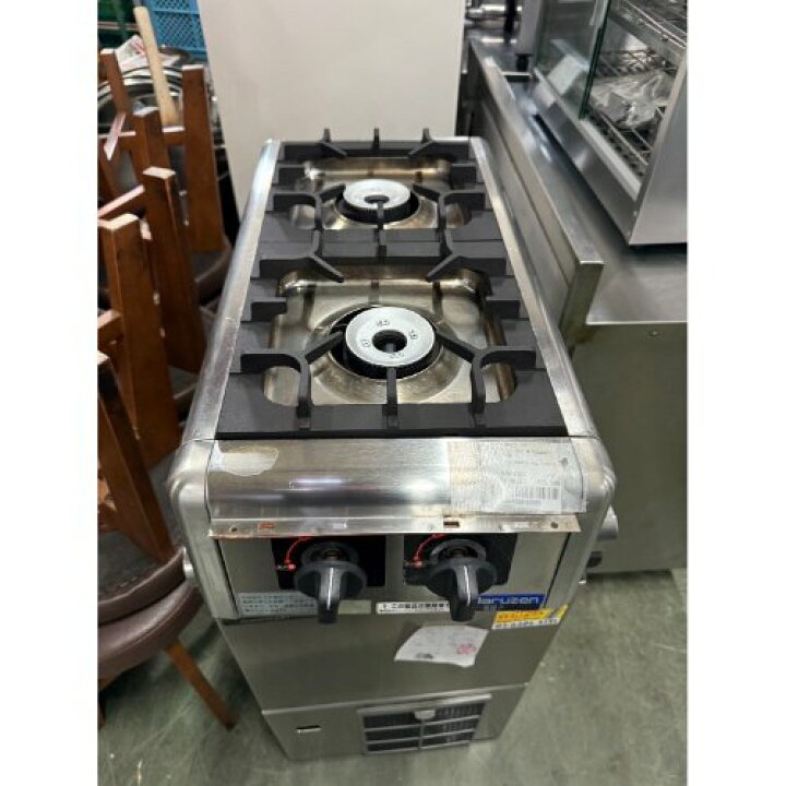 楽天市場】【中古】卓上ガスコンロ 2口 マルゼン M822DC 幅300×奥行540 