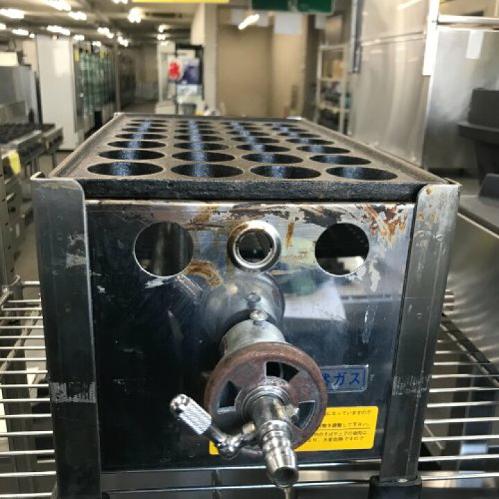 楽天市場】【中古】卓上たこ焼き器 幅200×奥行360×高さ190 都市ガス 