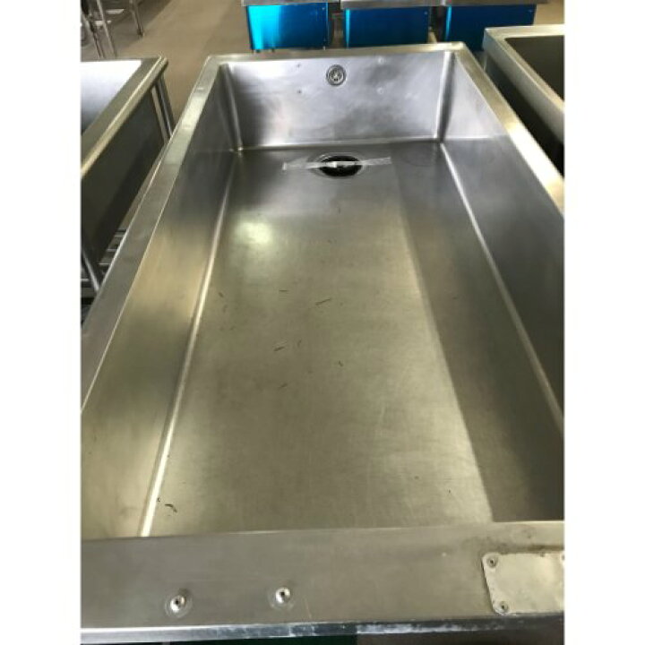 楽天市場】【中古】一槽シンク 大型 BGなし 幅1800×奥行900×高さ800 