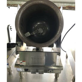 【中古】ロータリークッカー マルゼン RM-CAP6-5 幅370×奥行450×高さ560 都市ガス 【送料別途見積】【業務用】【飲食店 店舗 厨房機器 回転釜 炒め器 業務用回転釜 業務用炒め器】