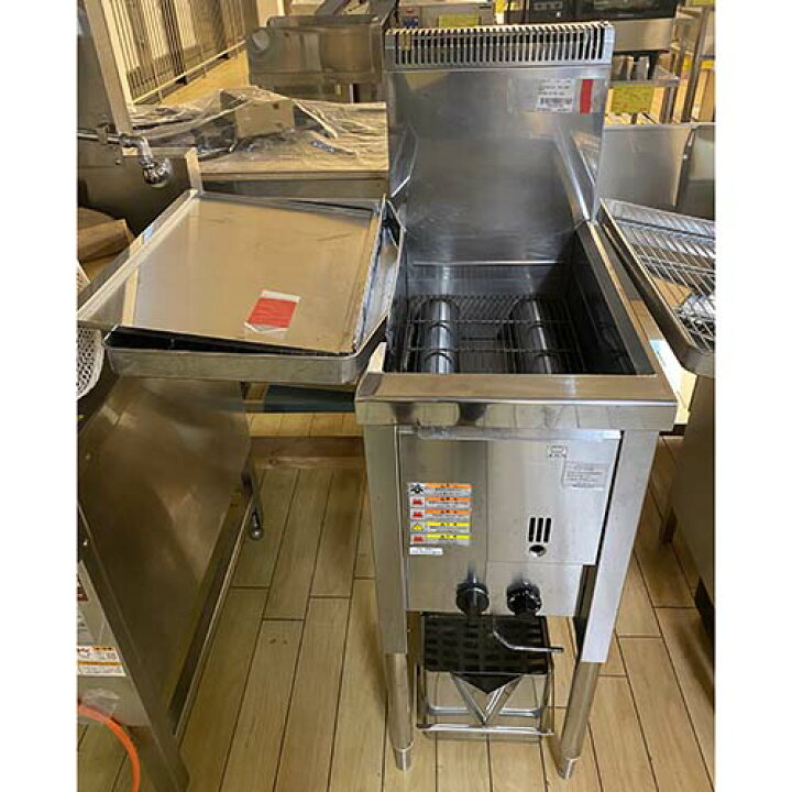 楽天市場】【業界最長1年保証】【中古】ガスフライヤー 14L フジマック 