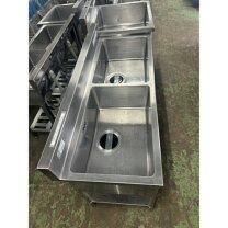 楽天市場】厨房機器 中古 2槽 シンク 1500の通販