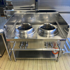 【業界最長1年保証】【中古】中華レンジ(2口) マルゼン MRS-H112E 幅1050×奥行750×高さ720 都市ガス 【送料別途見積】【業務用】【飲食店 店舗 厨房機器 中華レンジ 業務用中華レンジ】