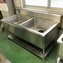 楽天市場】業務用二層シンク750×450×800の通販