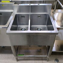楽天市場】中古 業務用 二槽シンク（キッチン用品・食器・調理器具）の通販
