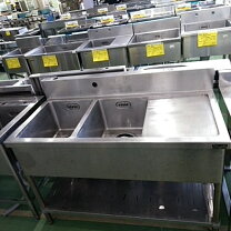 楽天市場】2層シンク 中古 1200 600の通販