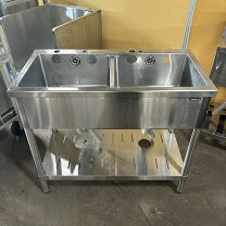 楽天市場】中古 業務用 二槽シンク（キッチン用品・食器・調理器具）の通販