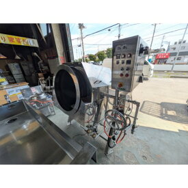【業界最長1年保証】【中古】ガス加熱式 レボルパン 梶原工業 RFNα-7 幅1470×奥行1560×高さ1765 三相200V LPG(プロパンガス) 【送料別途見積】【業務用】【飲食店 店舗 厨房機器 回転釜 炒め器 業務用回転釜 業務用炒め器】